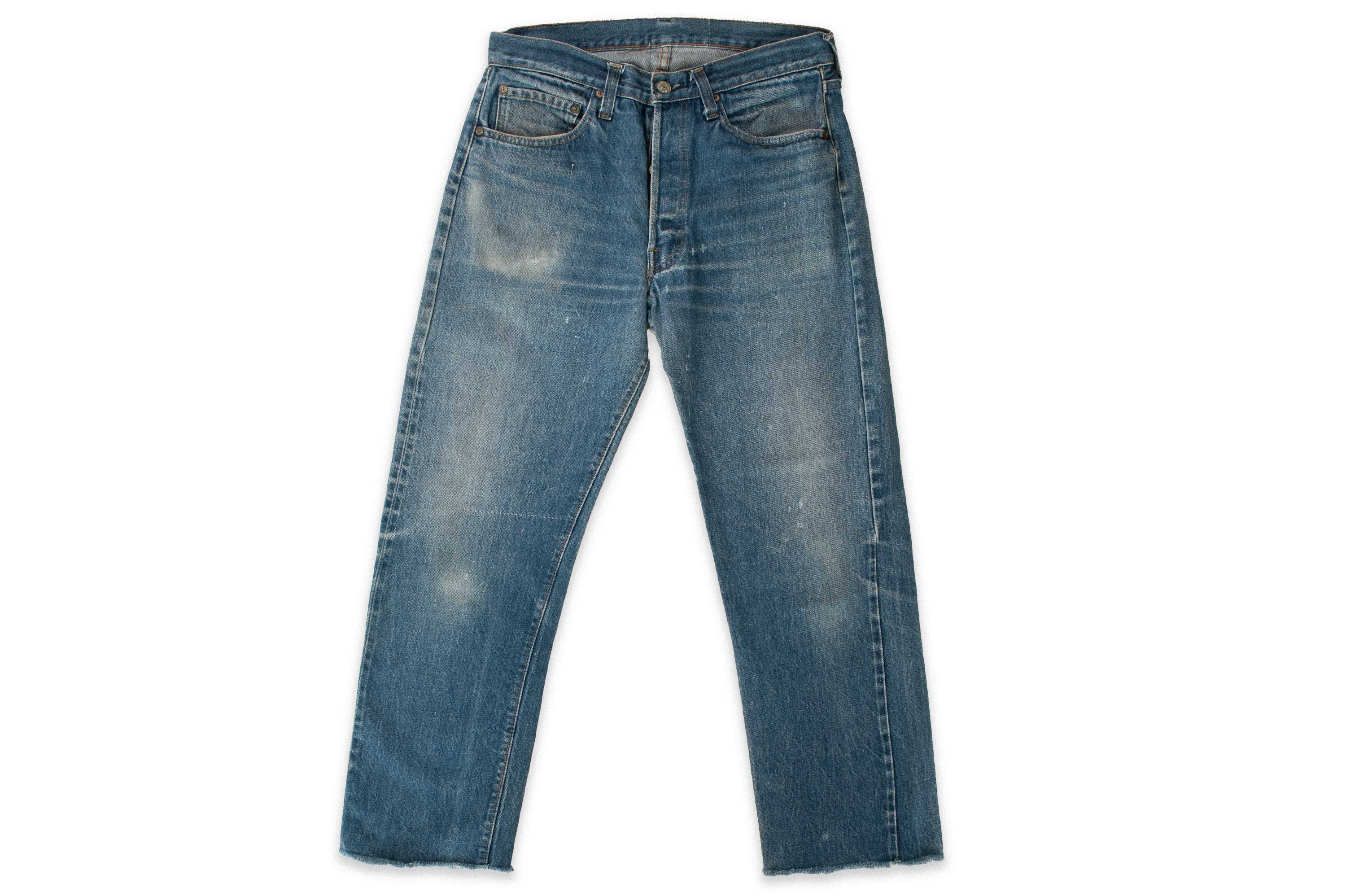 USA製 リーバイス501 W27L36デニム 80s USA製 Levi'sリーバイス 501 赤耳 デニムパンツ ヒゲ w27