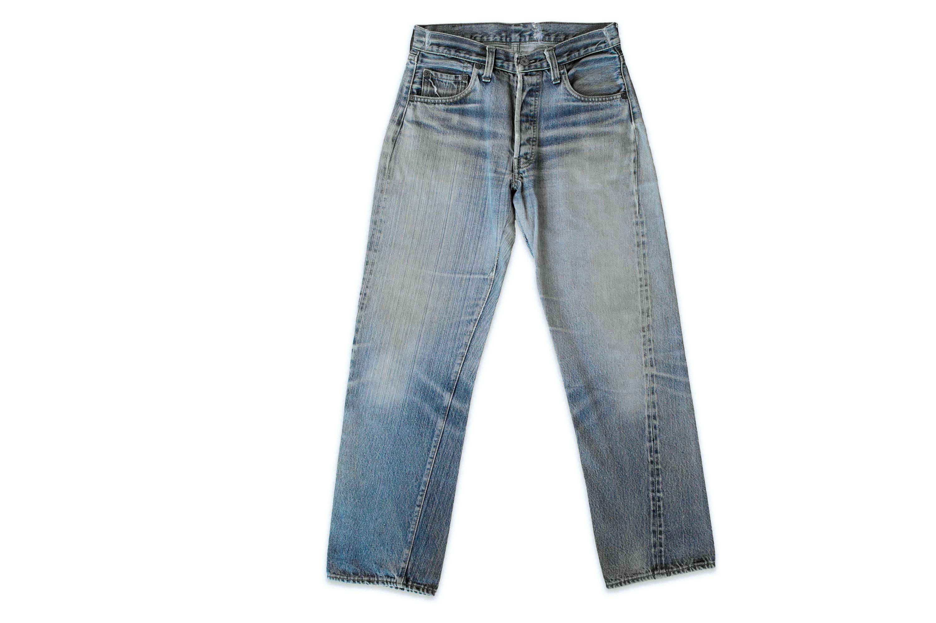 600 Vintage Levi's 501 - W28 L29 - Factory Frankenstein - Redline