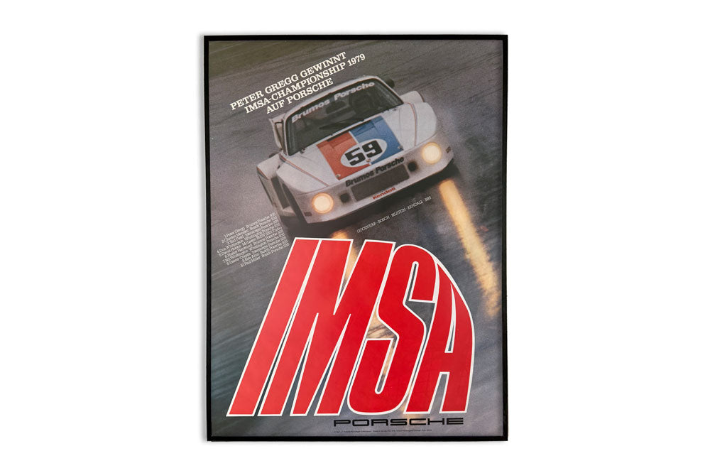 400 - Vintage Racing Poster Porsche IMSA Championship 1979– 877
