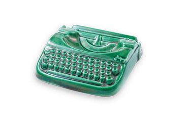 #306 Vintage Typewriter Japy green