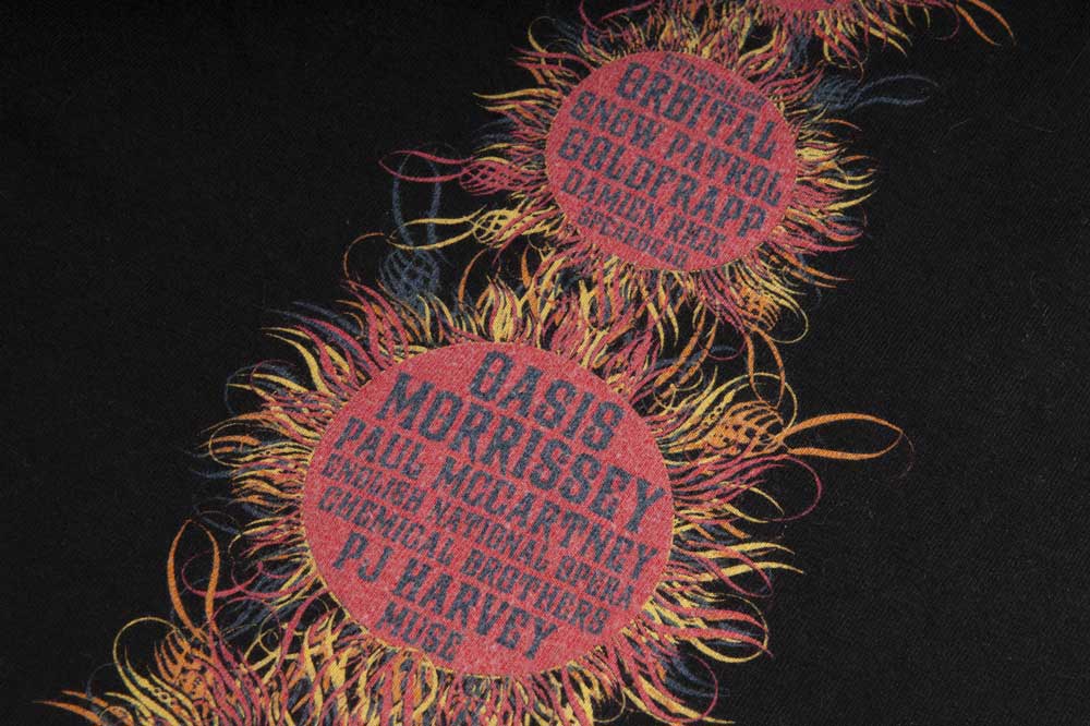 600 Vintage T-Shirt Glastonbury Festival 2004 Oasis, Morrissey
