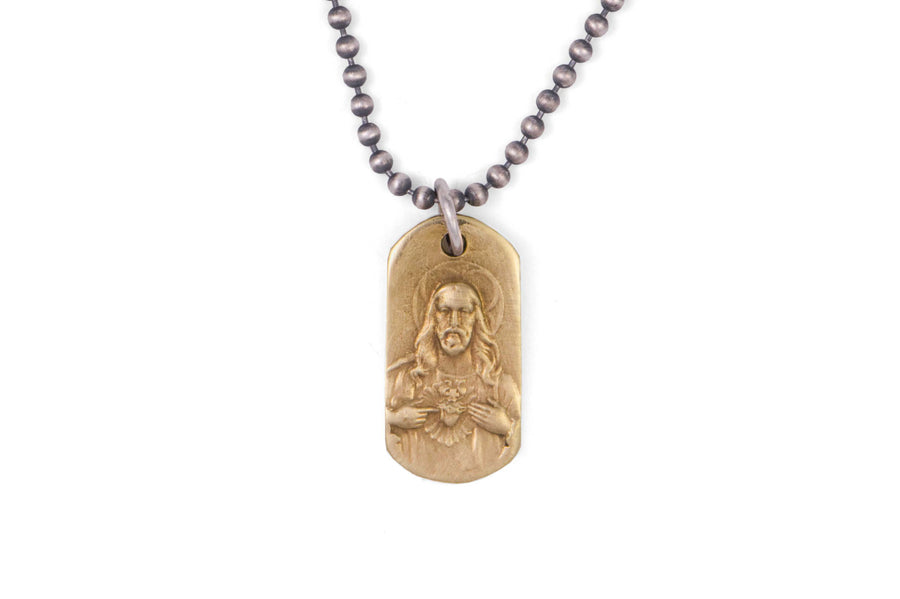 #070 - Necklace Sacred Heart - GOLD
