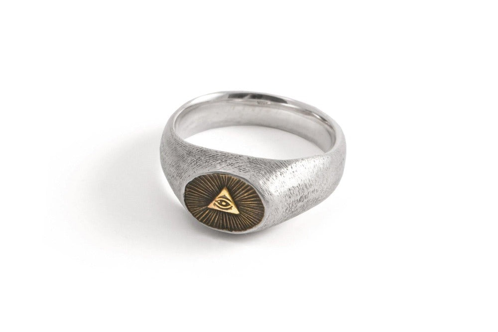 銀製　sterling刻印　銀製品色々　123g 東さ7-0811☆2F 033 - Signet Ring All-Seeing Eye– 877 Workshop
