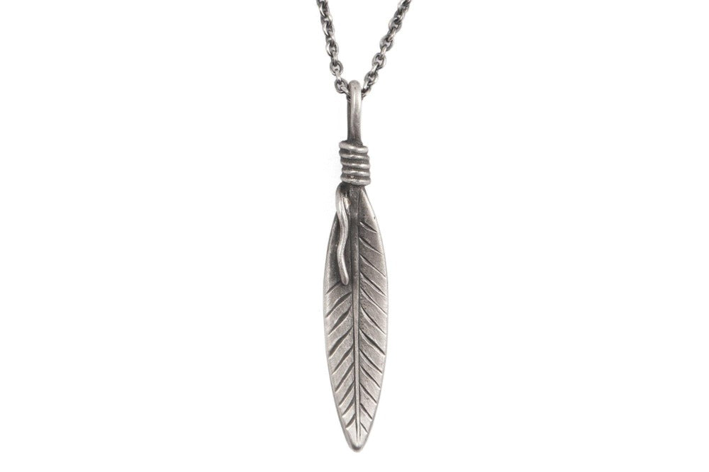 087 - Necklace Feather– 877 Workshop