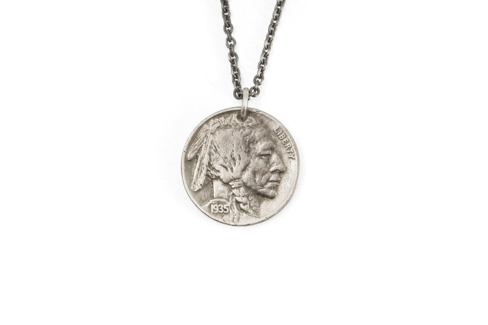 Indian head coin necklace deals