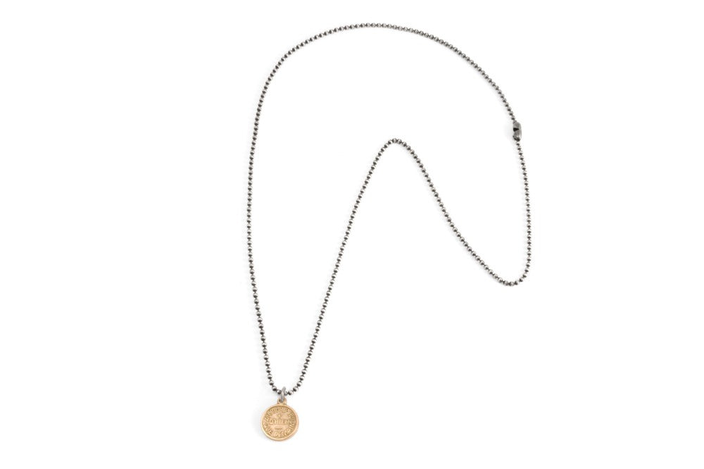 095 - Necklace Plus Minus + Qu'hier - Que demain - GOLD– 877 Workshop