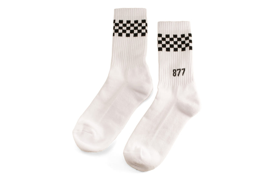 #165 - Men's Checkered Socks black