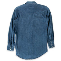 600 Vintage Denim Western Shirt - Size S - Tem Tex - 1960's (#12