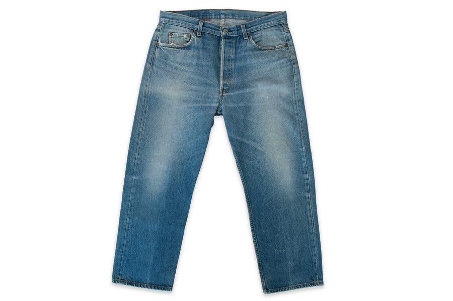 #600 Vintage Levi’s 501 - W34 L26 - Made in USA - 1980’s (#23)