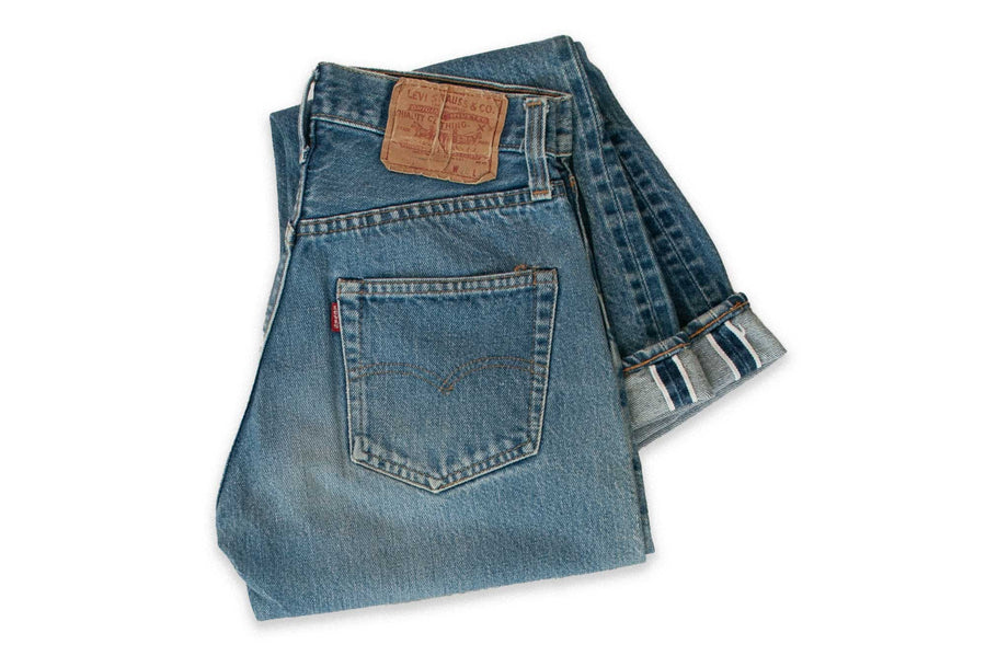 #600 Vintage Levi’s 501 - W26 L29 - Redline Selvedge - 1970’s (#27)