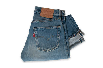 #600 Vintage Levi’s 501 - W26.5 L30.5 - Redline Selvedge - 1970’s (#40)