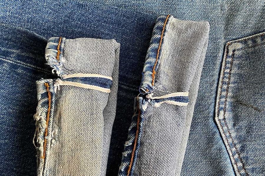 #600 Vintage Levi’s 501 - W36 L28 - Redline Selvedge - 1970’s (#47)