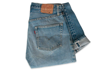 #600 Vintage Levi’s 501 - W31 L32.5 - Redline Selvedge - 1970’s (#63)