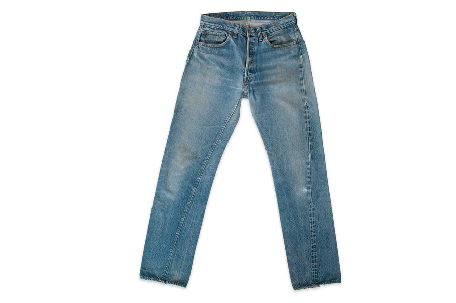 #600 Vintage Levi’s 501 - W31 L32.5 - Redline Selvedge - 1970’s (#63)