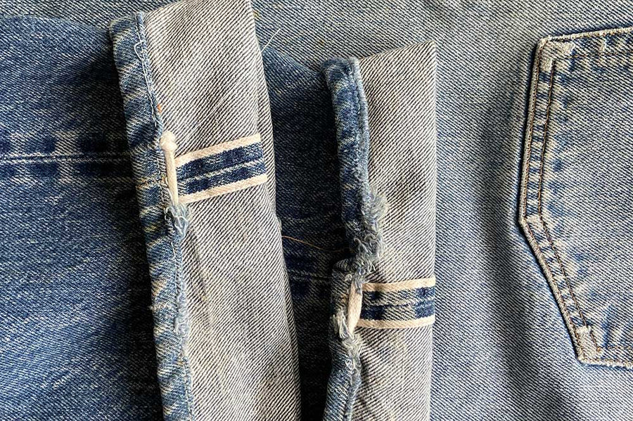 #600 Vintage Levi’s 501 - W31 L32.5 - Redline Selvedge - 1970’s (#63)