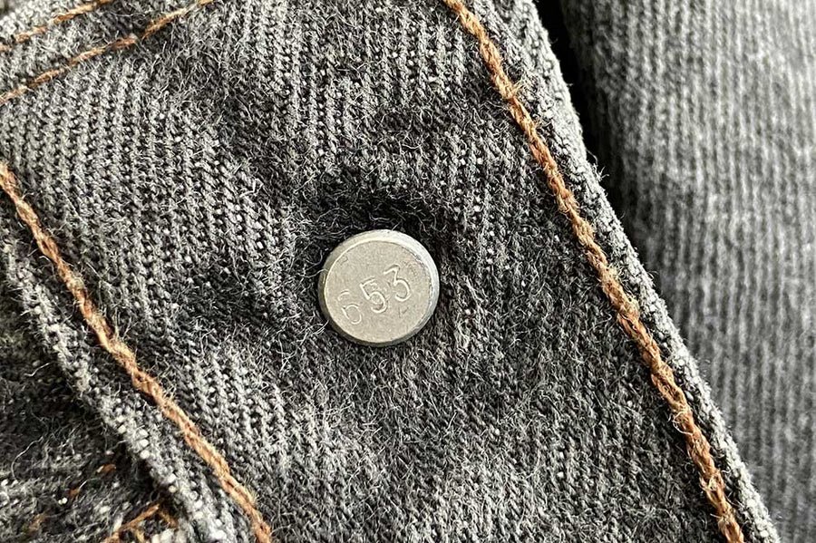 #600 Vintage Levi’s 501 grey - W37 L30 - Made in USA - 1990’s (#67)