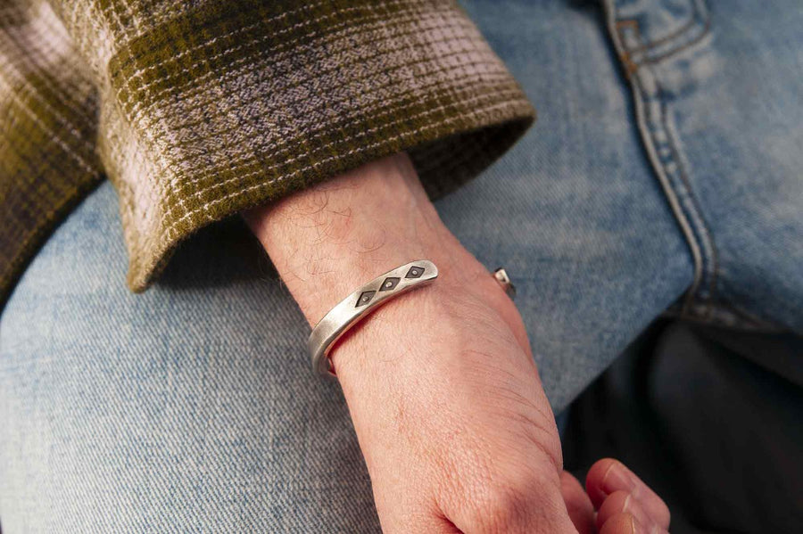 #056 - Men's Bangle Rhombus