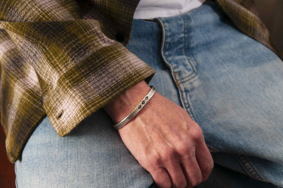 #056 - Men's Bangle Rhombus