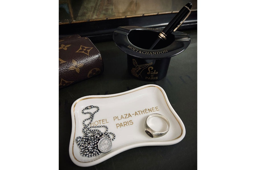 #266 Vintage trinket tray Hotel Plaza-Athénée Paris