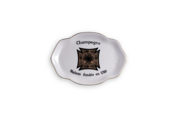 #282 Vintage trinket tray Lanson Champagne