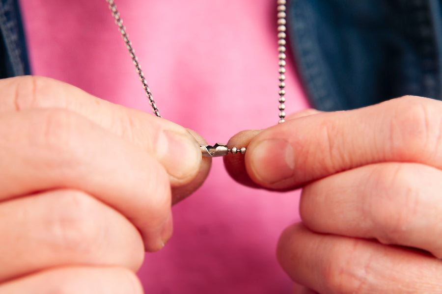 #104 - Necklace Mil Tag