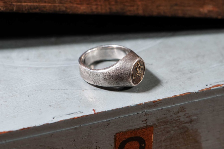 #034 - Signet Ring Saint Christopher