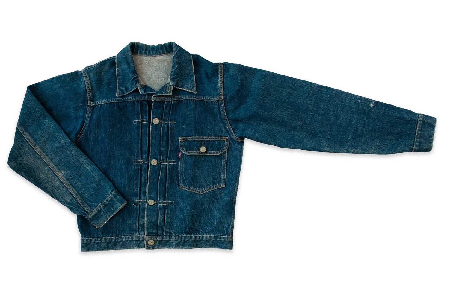 LEVI'S 506XX 40’s Levi's 506XX 1940s 1st Buckle-back Denim Jacket For Sale at