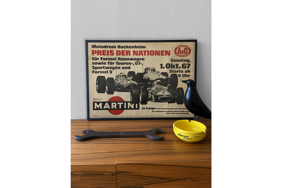 #400 - Vintage Racing Poster Martini Hockenheim 1967