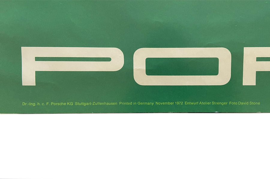 #400 - Vintage Racing Poster Porsche Riverside Can-Am 1972
