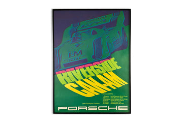 #400 - Vintage Racing Poster Porsche Riverside Can-Am 1972