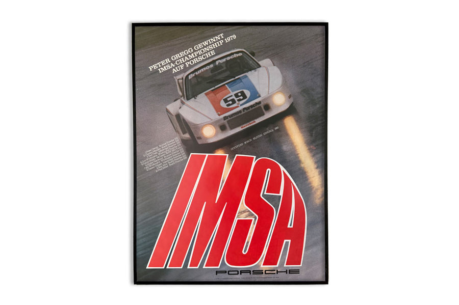 #400 - Vintage Racing Poster Porsche IMSA Championship 1979