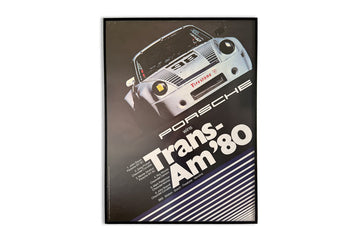 #400 - Vintage Racing Poster Porsche wins Trans-Am '80