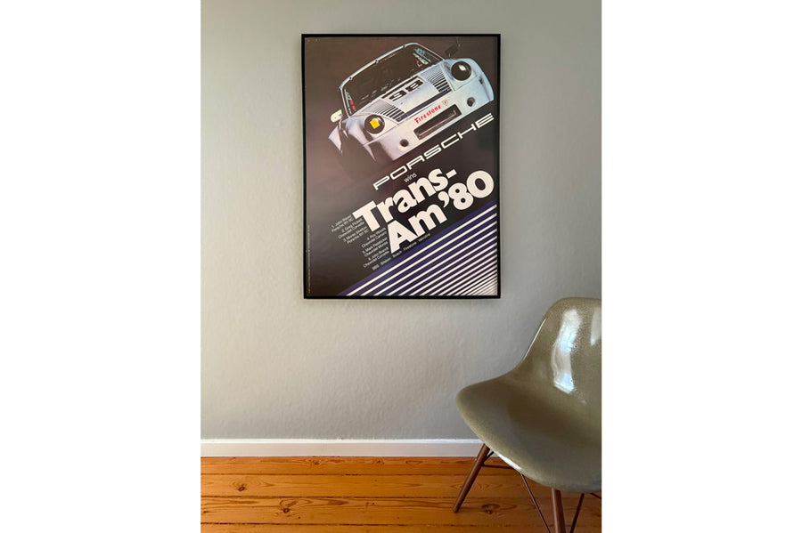 #400 - Vintage Racing Poster Porsche wins Trans-Am '80