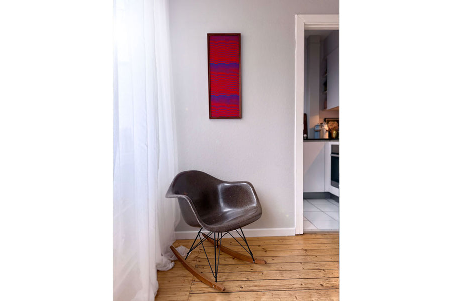 #400 - Vintage Renault R5 Turbo 1 framed Seat Fabric