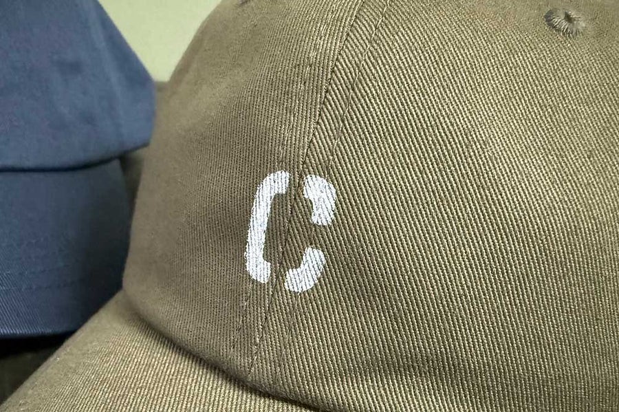 #222 - Basecap Dad Cap Stencil Alphabet