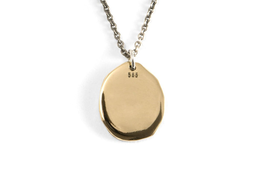 #069 - Necklace St. Christopher seal - GOLD