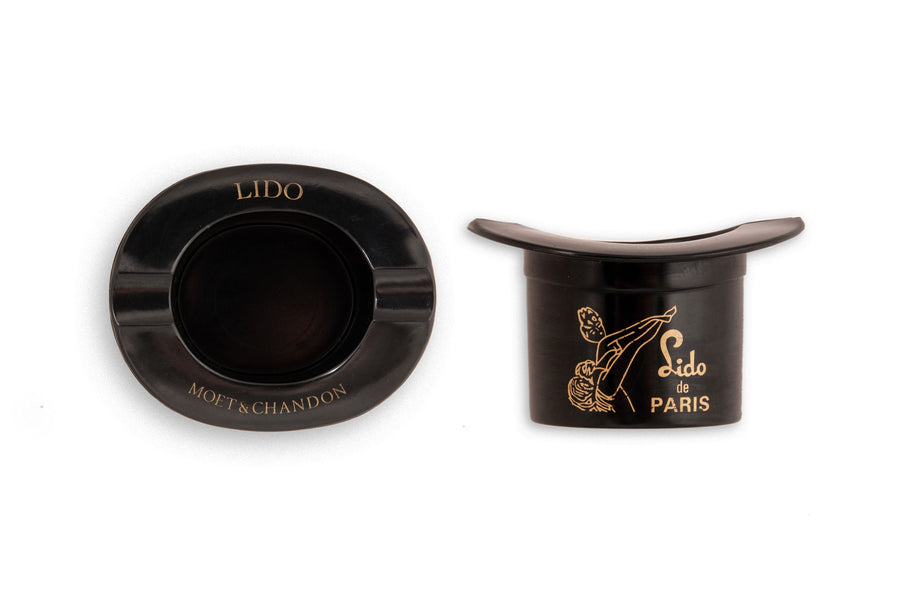 #250 Vintage trinket tray Cylinder Hat Lido Paris Moet & Chandon