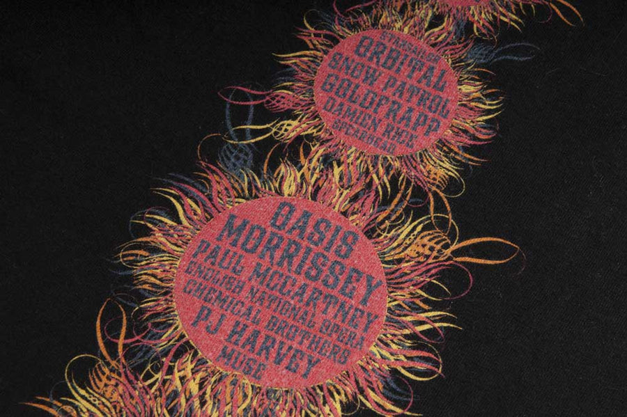 #600 Vintage T-Shirt Glastonbury Festival 2004 Oasis, Morrissey, McCartney - Size S/M
