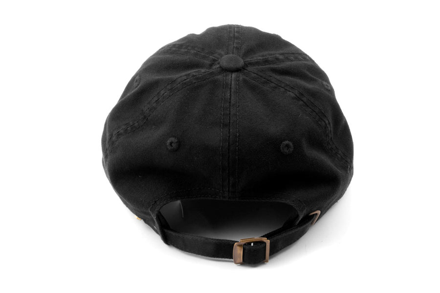#213 - Basecap Dad Cap Star black distressed