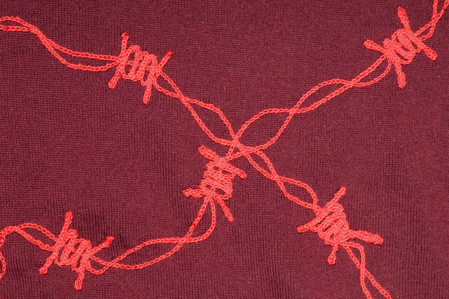 #500 - Men's sweater Barbwire – one of one