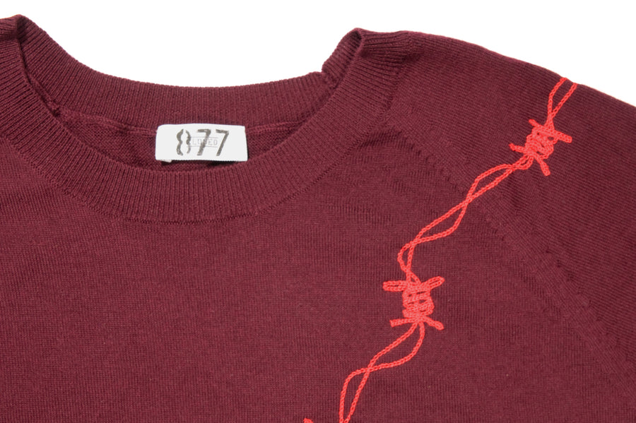 #500 - Men's sweater Barbwire – one of one