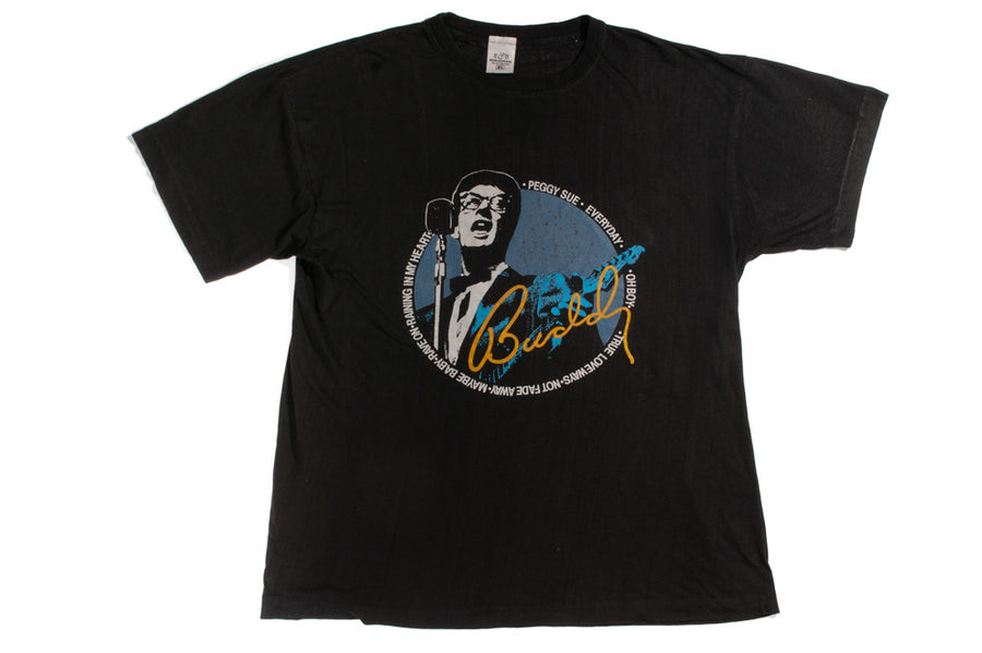#600 Vintage Band T-Shirt Buddy Holly Peggy Sue - Size XL