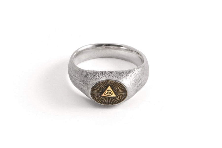 #008 - Signet Ring All-Seeing Eye - 877 Workshop