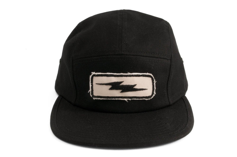 #183 - Basecap 5-Panel Lightning Bolt black - 877 Workshop