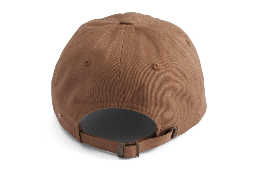 #191 - Basecap Dad Cap Peace caramel - 877 Workshop
