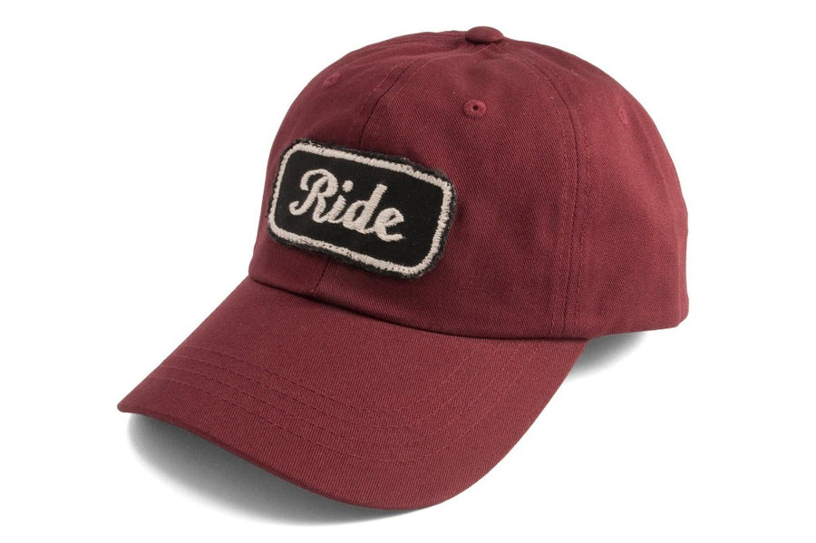 #193 - Basecap Dad Cap Ride burgundy - 877 Workshop