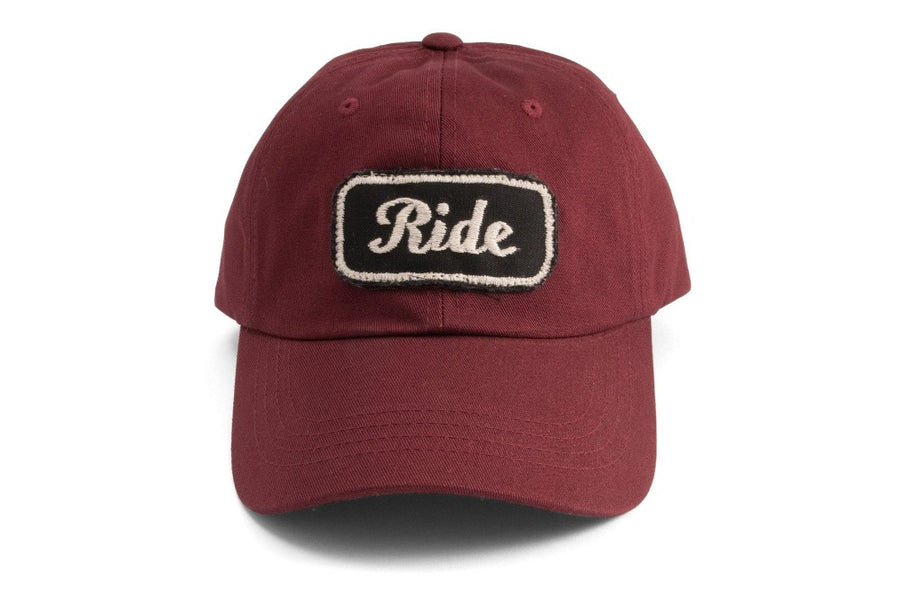 #193 - Basecap Dad Cap Ride burgundy - 877 Workshop