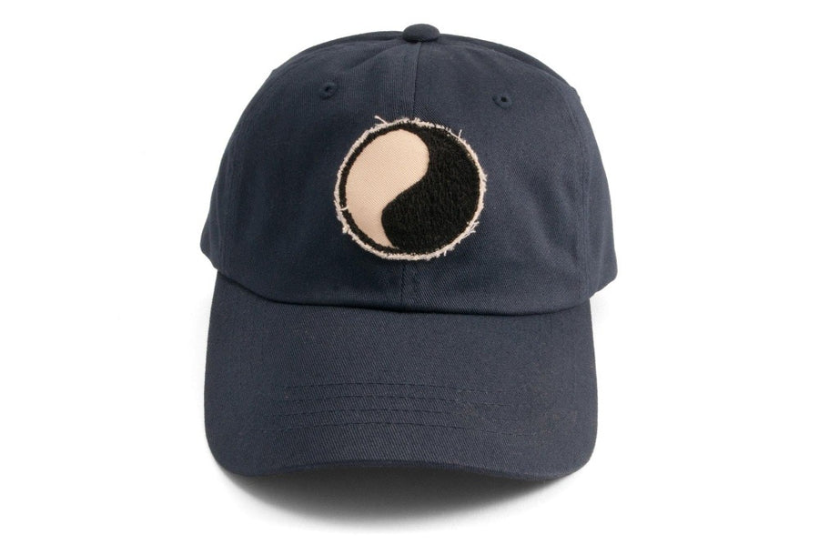 #192 - Basecap Dad Cap YingYang blue - 877 Workshop