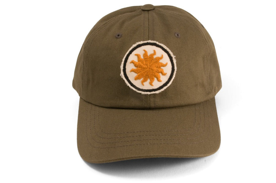 #208 - Basecap Dad Cap Sun olive - 877 Workshop