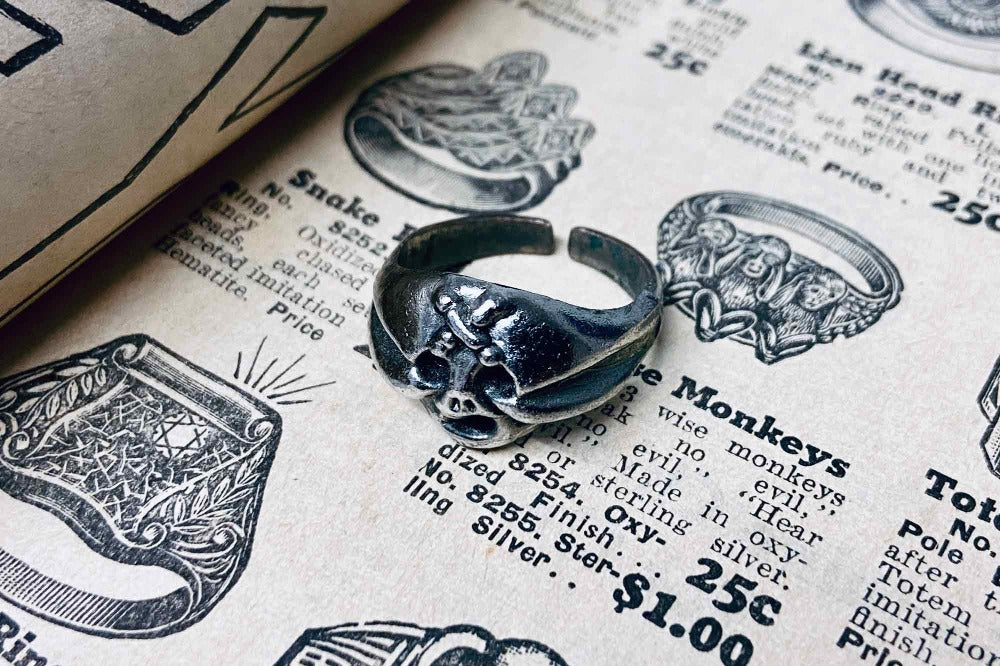 010 - Signet Pinky Ring Ghost– 877 Workshop